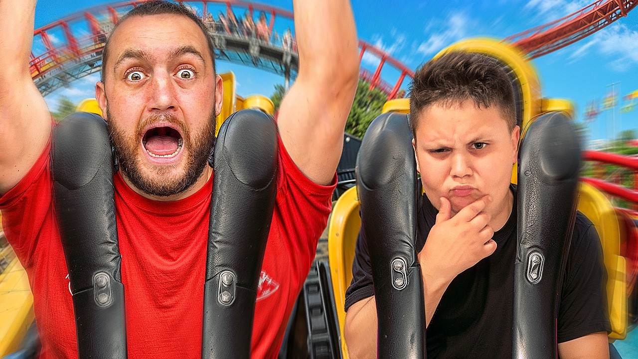 Taking The Rizzler On A Rollercoaster!