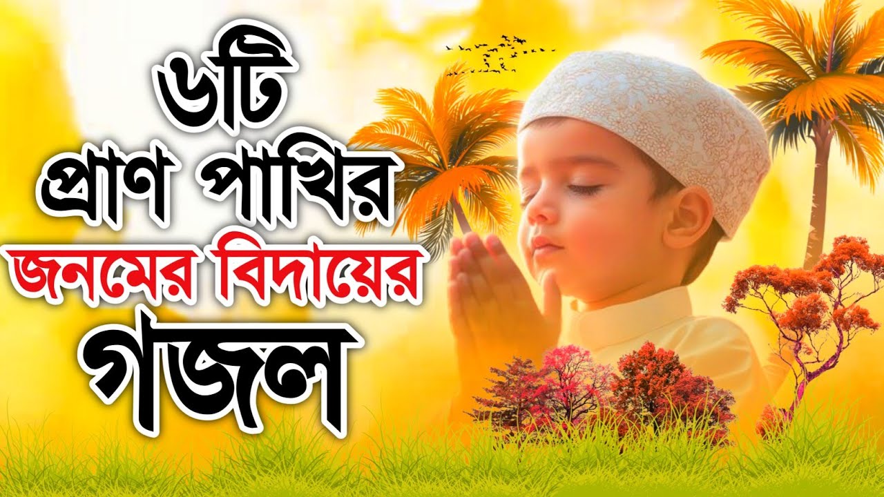 জনমের বিদায়ের ৬টি খুবই দুঃখের গজল | Very Sad Top 6 Bangla Gojol | new islamic song | বাংলা গজল