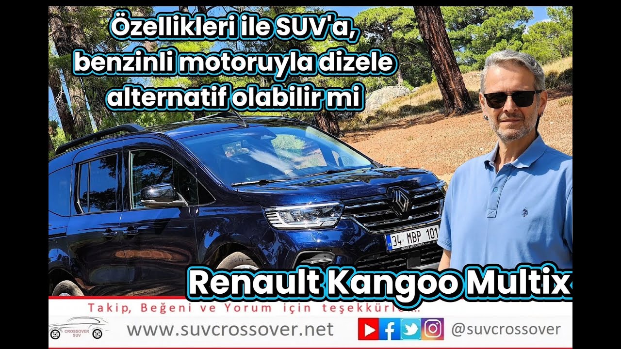 Renault Kangoo Multix, bir SUV alternatifi olabilir mi? @RenaultTurkey 