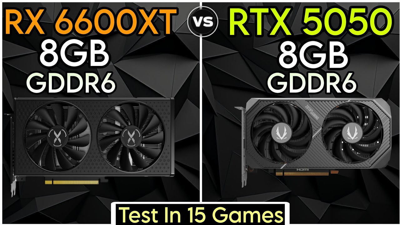 RX 6600 XT vs RTX 5050 - Test In 15 Games - Best Comparison - 1080P