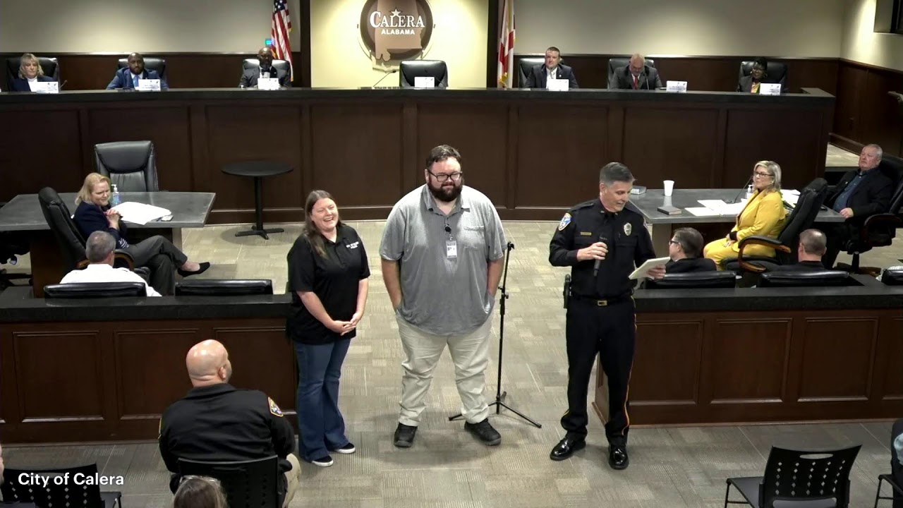 Calera City Council Meeting - 11/03/25