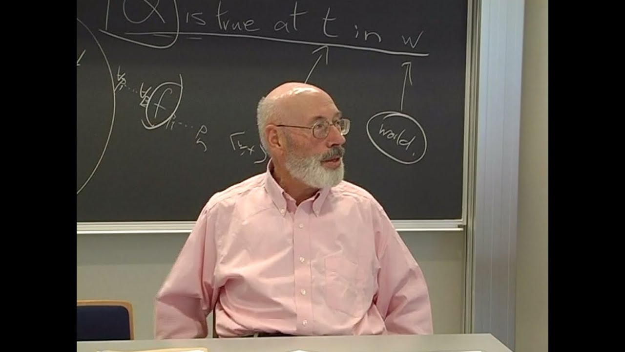 Max Cresswell lecture: 