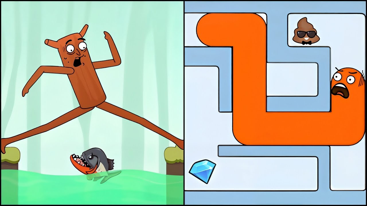 Meme Long Legs Weegoon против Pet Me Maze — геймплей на все уровни SpeedRun