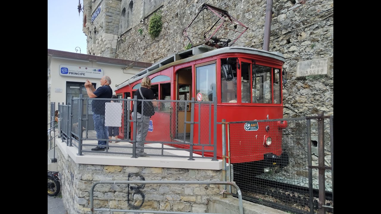 Ferrovia a cremagliera Genova Principe Granarolo è gratuita!