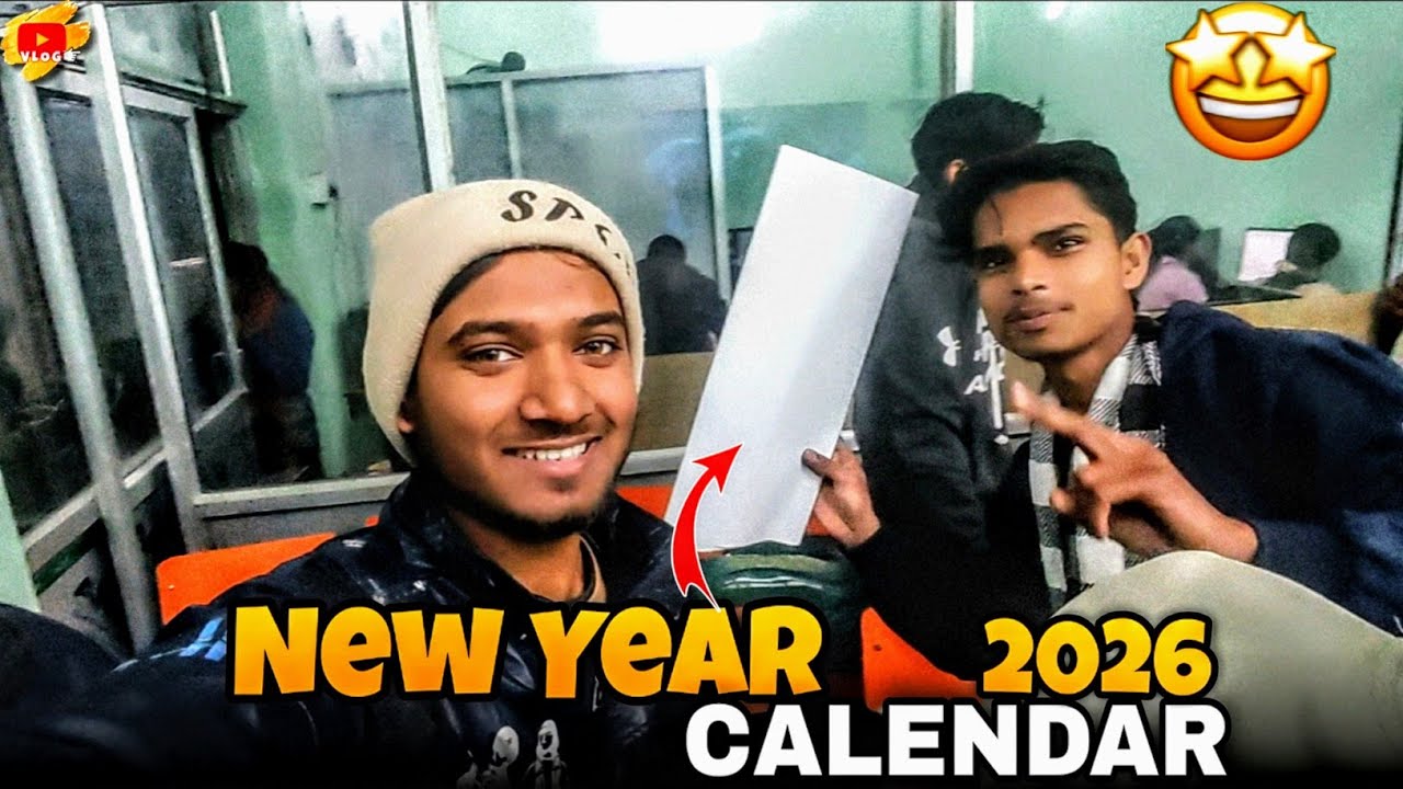 Ham Sabko Mila New Year Calender 2026 😱 हम सबको मिला न्यू ईयर का कैलेंडर | Umar Khan Vlogs25 