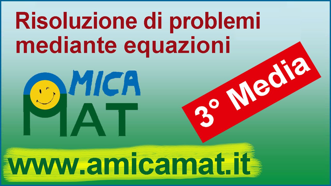 Risoluzione di problemi con le equazioni
