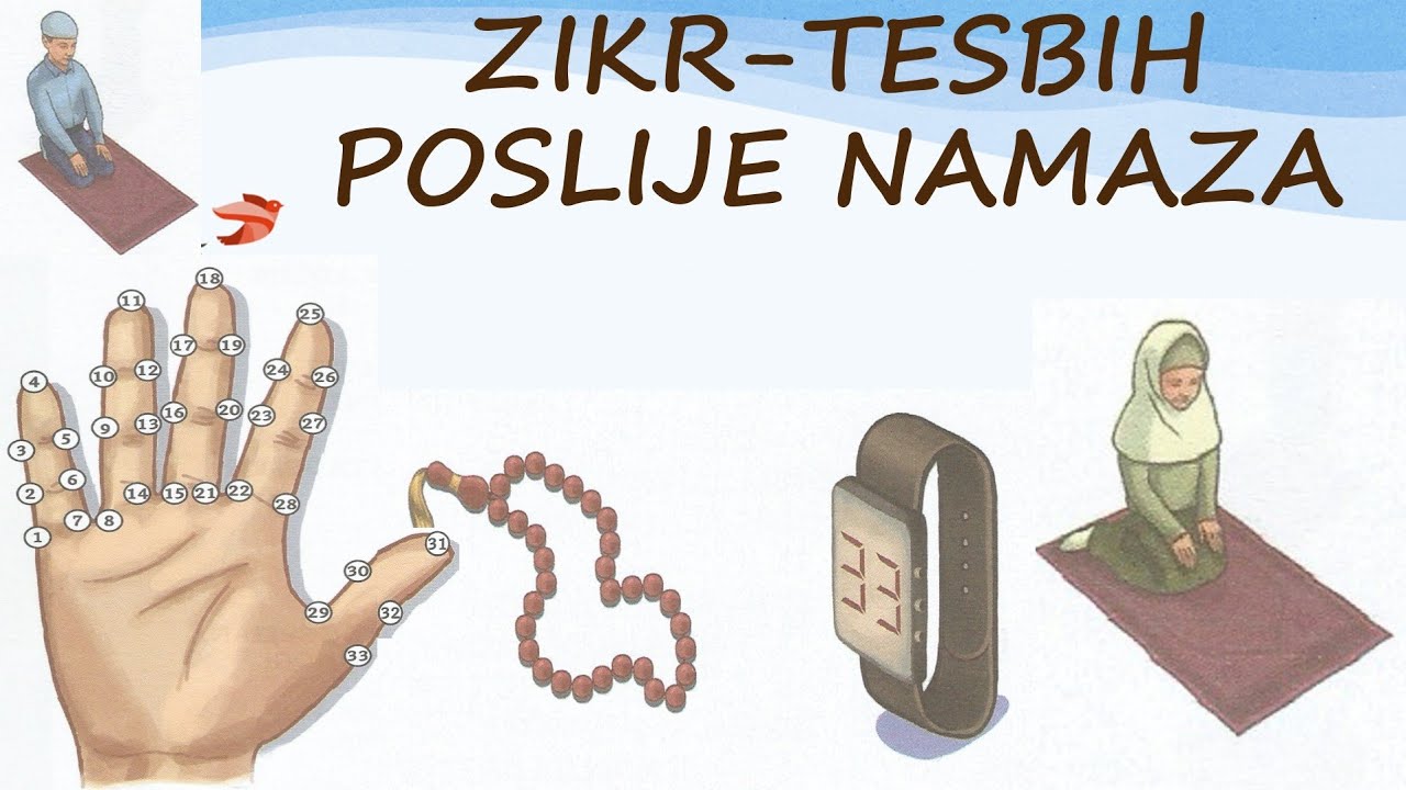 Zikr - Tesbih poslije namaza! (Ilmihal 1)