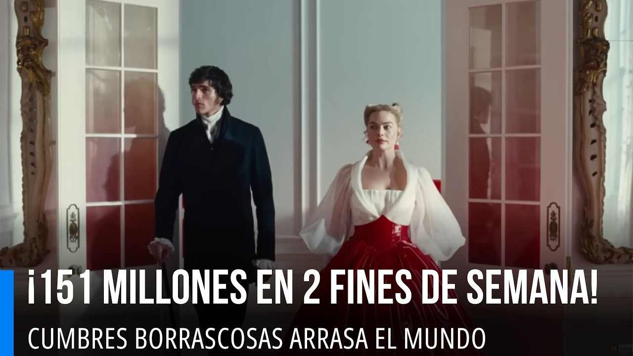 Cumbres Borrascosas aplasta con $151M pero la taquilla española se hunde un 32%