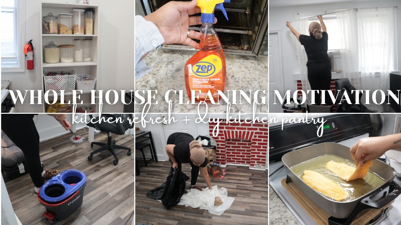 ✨HUGE KITCHEN REFRESH + SMALL APARTMENT CLEANING MOTIVATION | SAHM HOMEMAKING