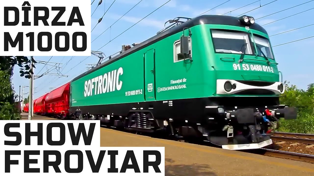 64 de trenuri la Dirza pe M1000 - Train Megacompilation - Züge Parade in Wallachia