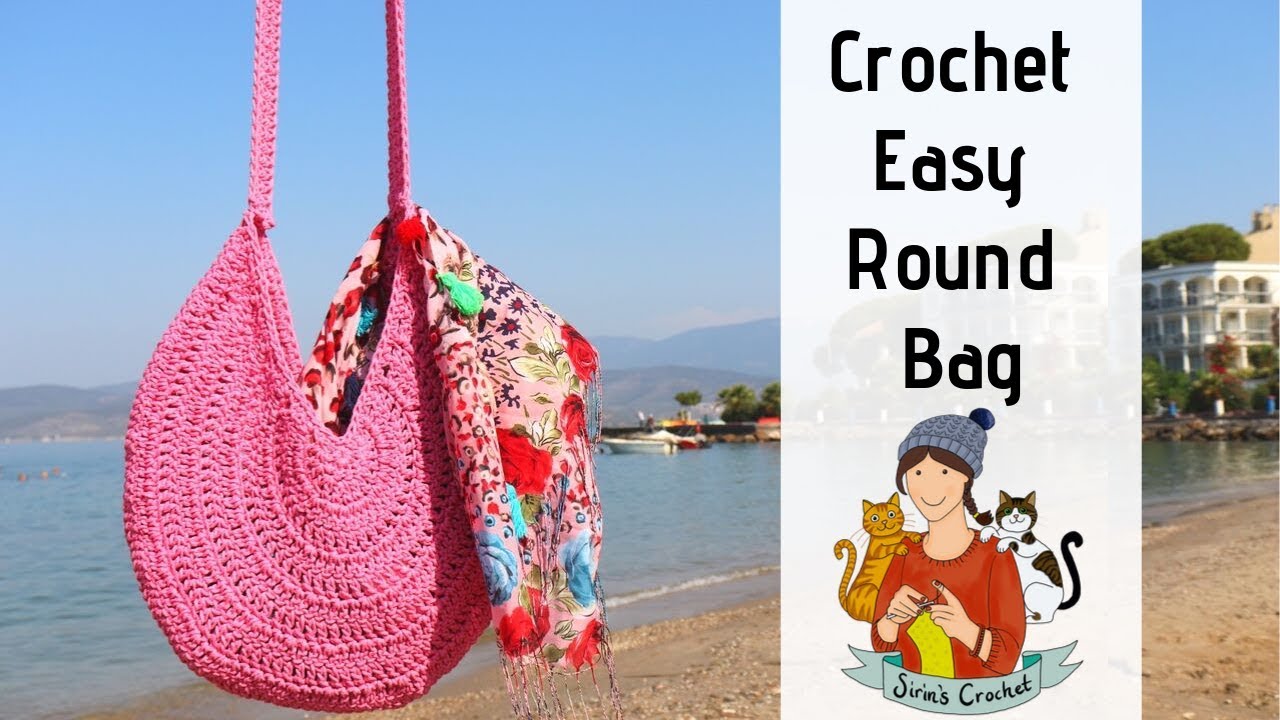 Crochet Easy Round Bag #5