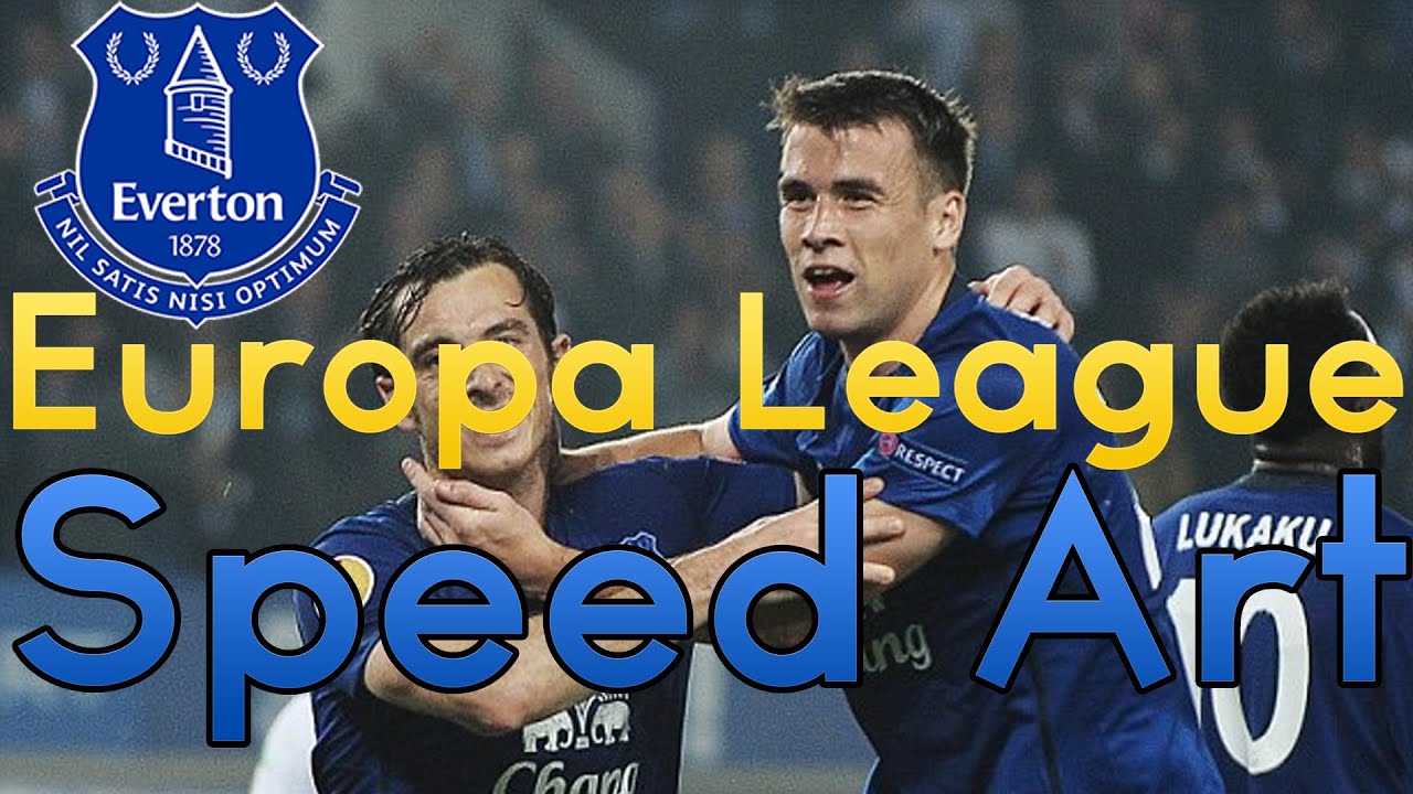 Everton FC | Europa League | Speed Art