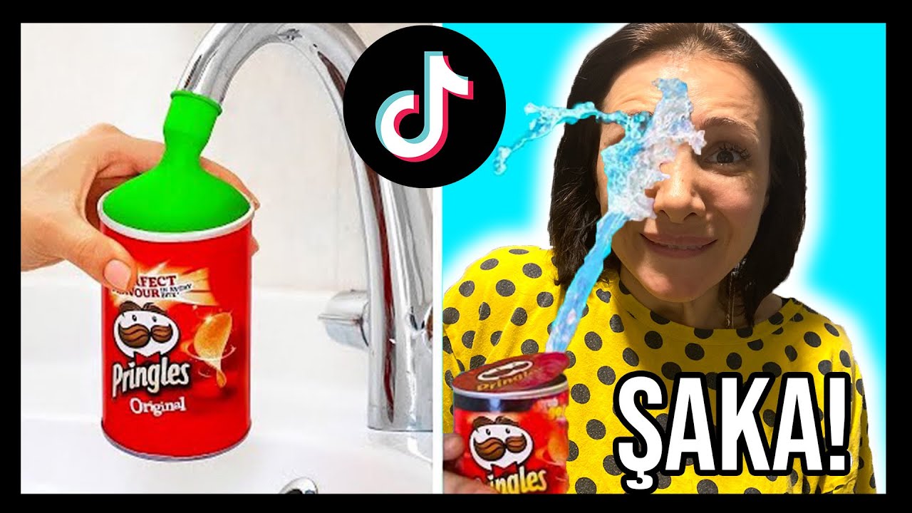 TikTok ŞAKALARINI DENEDİM!** HEPSİ ÇALIŞIYOR! GÜL ABLA ŞAKALANDI!**  Dobişko Tv