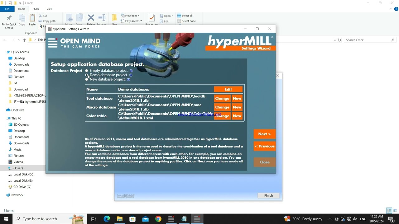 HYPERMILL 2018 INSTALLATION METHOD............