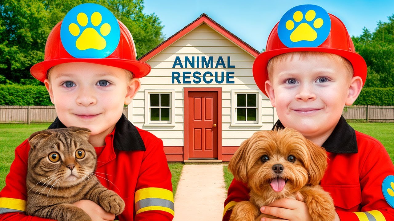 مغامرات أوليفر وآدم مع الحيوانات | تجميع ممتع للأطفال