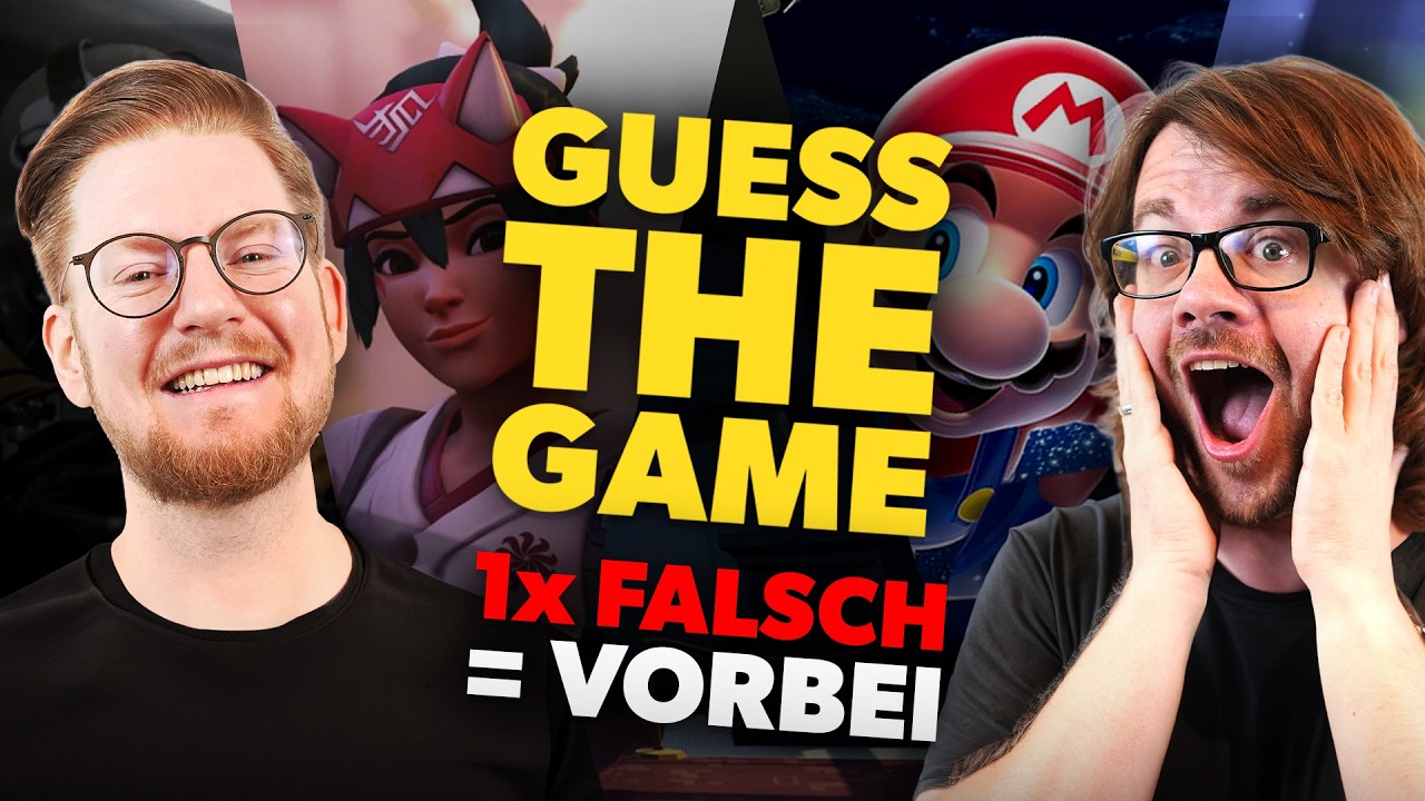 Guess The Game, aber das Video endet, wenn wir falsch raten.