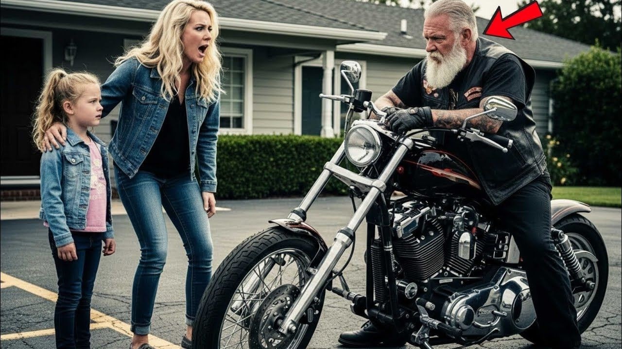He's Been Parked Outside My House Since Yesterday Single Mom's Fear Brought Biker Patrol.......