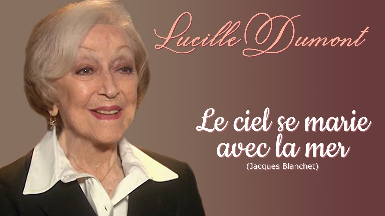 LE CIEL SE MARIE AVEC LA MER (Lucille Dumont)