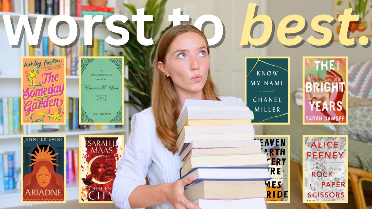 рейтинг прочитанных книг: от ХУДШЕЙ к ЛУЧШЕЙ 📈🏆📚 | итоги чтения за июнь и июль (столько отличных ...