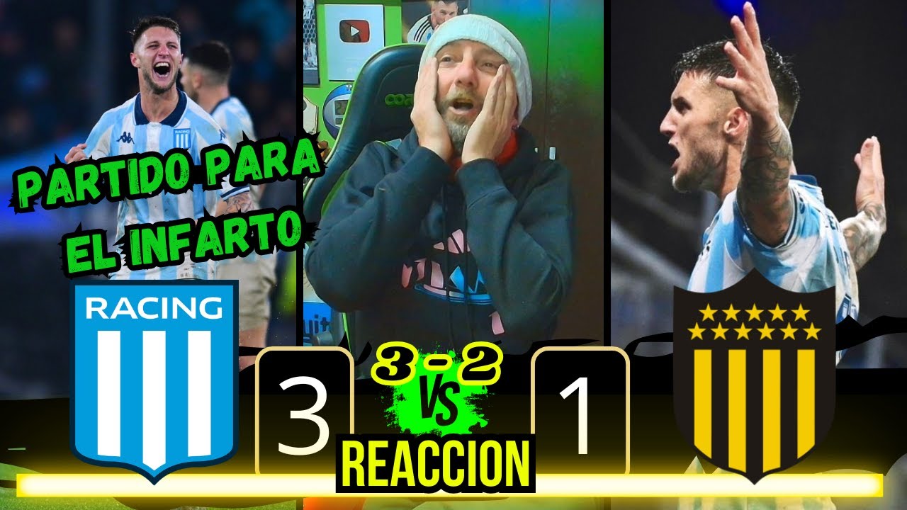 RACING CLUB 3 (3) vs PEÑAROL 1 (2) - Reacciones de Hinchas de River - COPA LIBERTADORES 2025