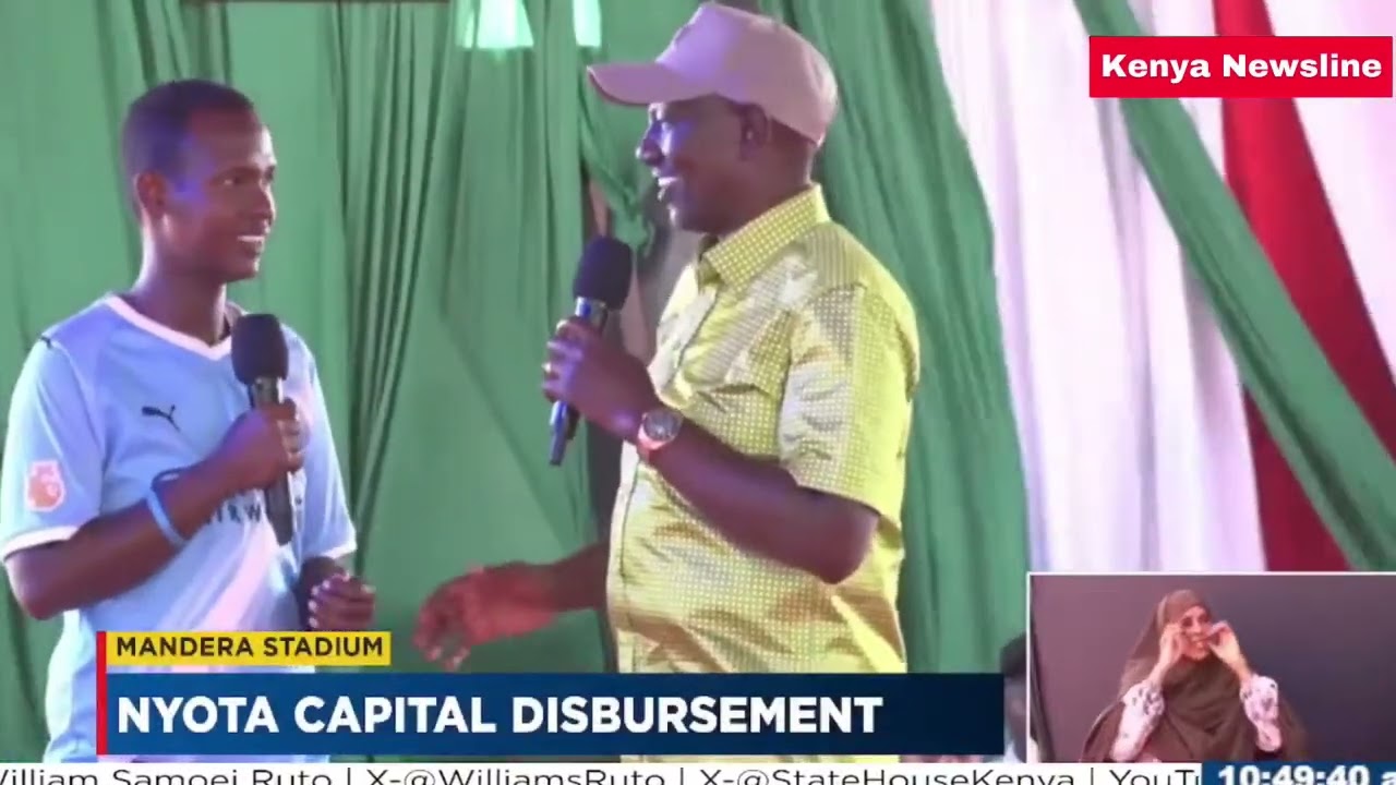 Listen to What Mandera youths told Pres Ruto they'll do with the NYOTA 22K Capital start-up 