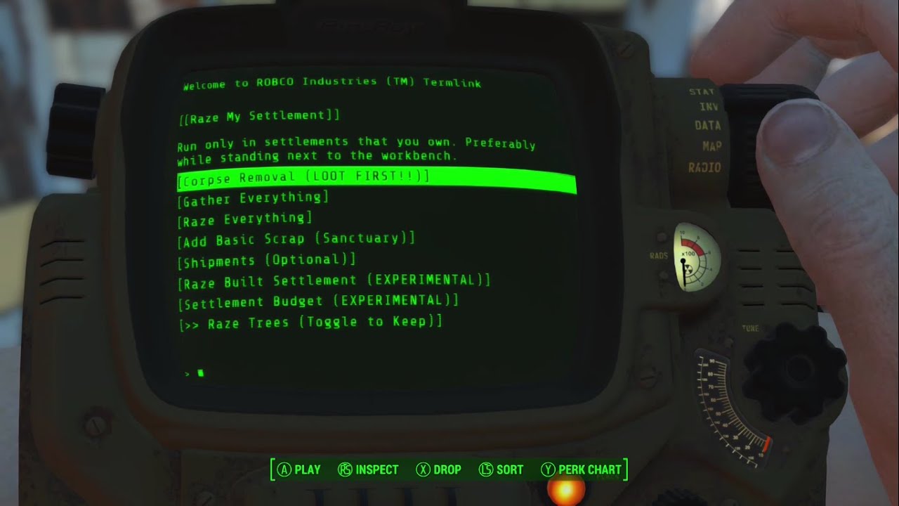 Fallout 4 Mod: Raze My Settlement