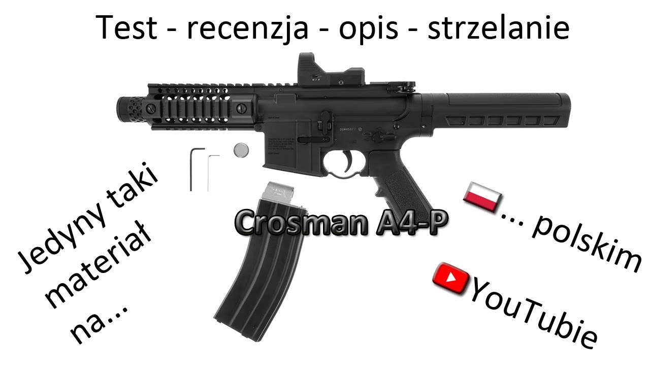 Crosman A4-P #strzelectwo #wiatrówka #airgun #AR15 #CO2 #hobby #sport #shooting #fullauto