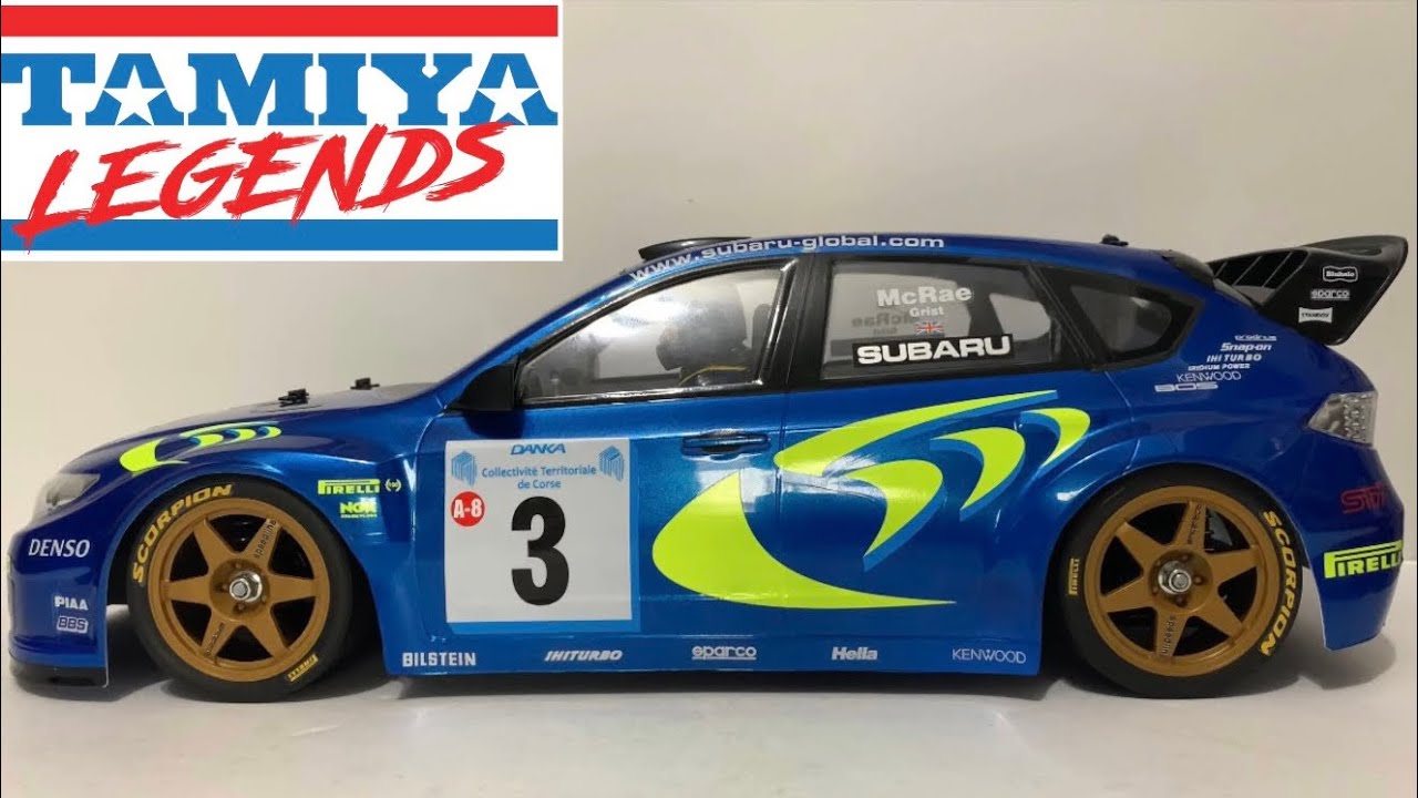 That’s Better…                                 Tamiya 2008 Subaru Impreza WRC.