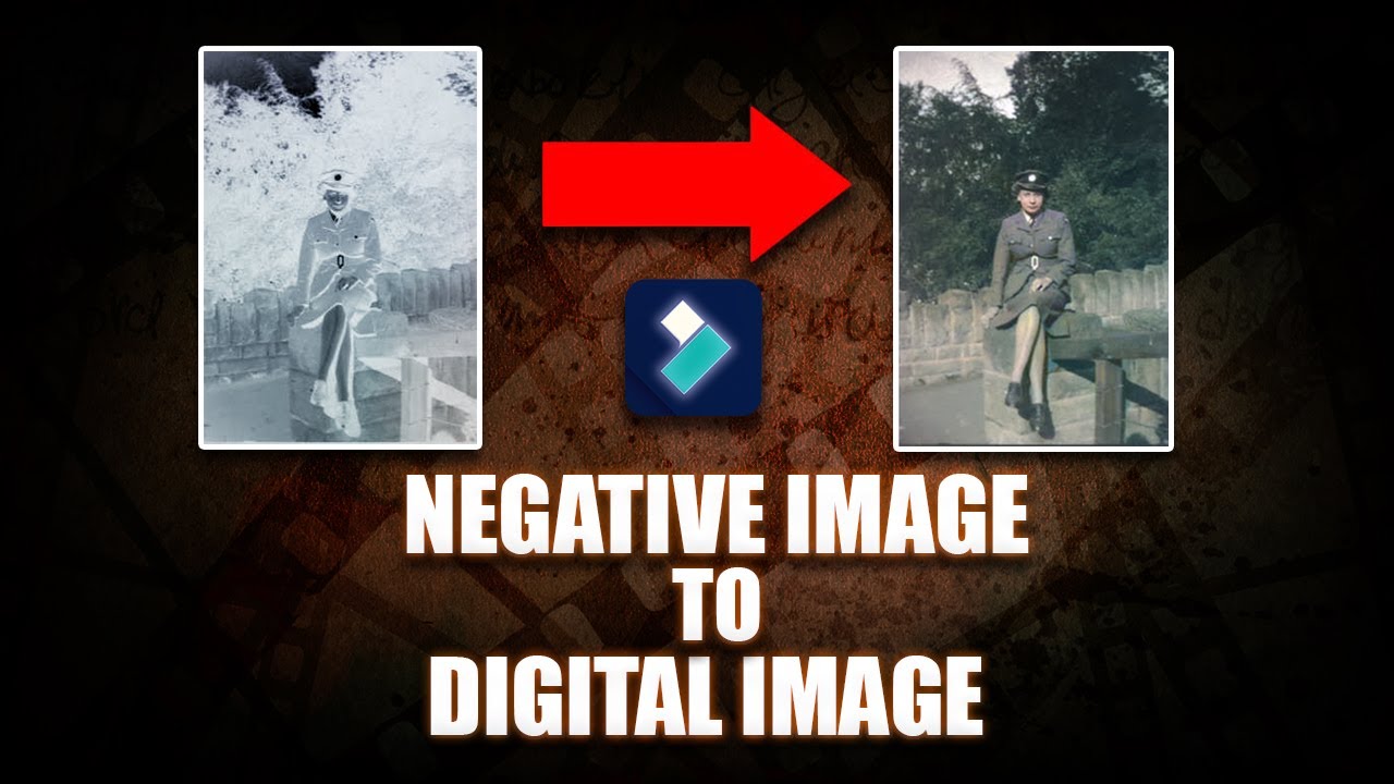 Turn Your Negetive Image Into A Digital Image On Filmora 11