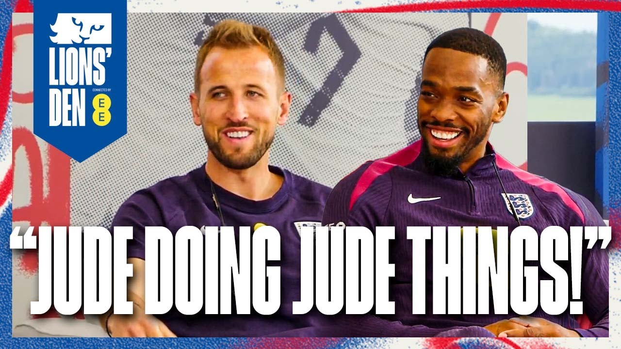 Kane and Toney On Jude's Bicycle Kick, Limbs! & Strikers Union Ep.12 | Lions' Den Connected By EE