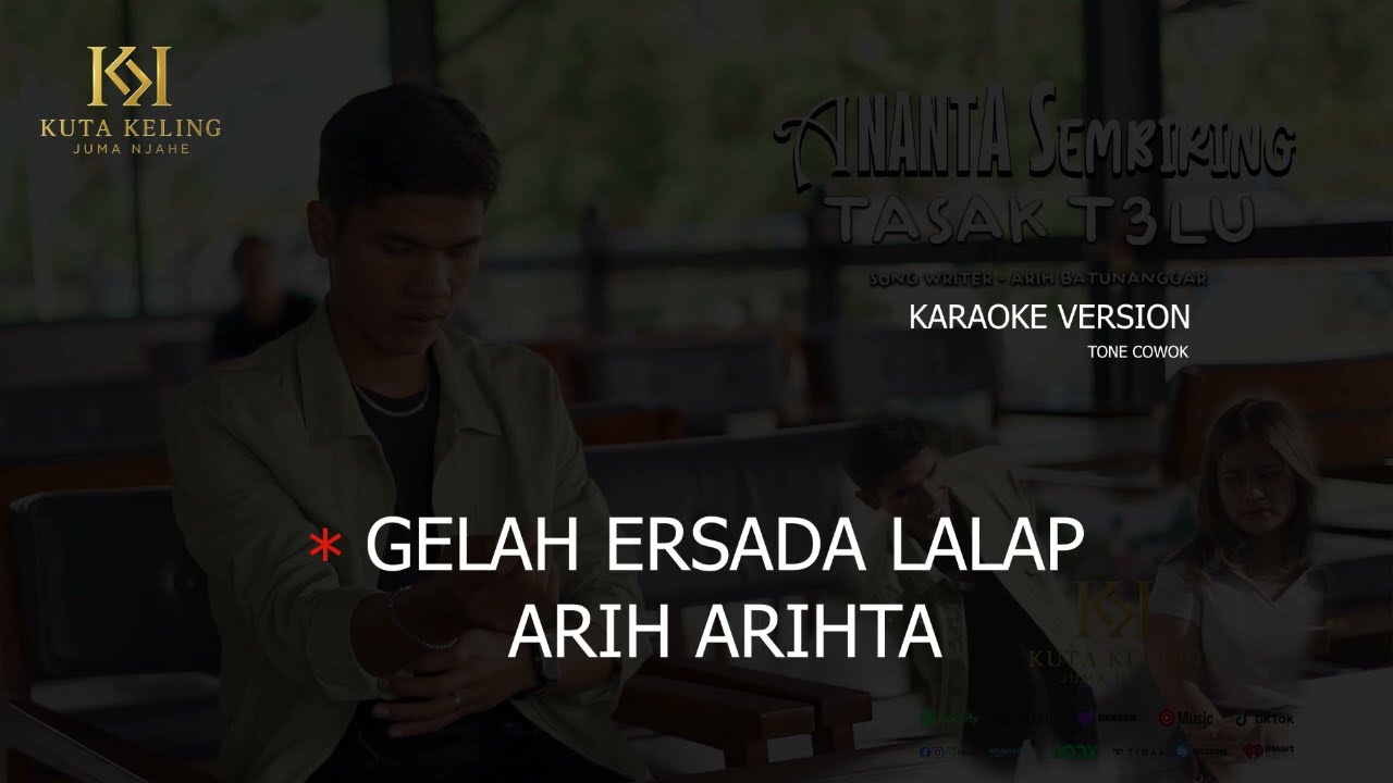 KARAOKE TASAK TELU || ANANTA SEMBIRING || TONE COWOK
