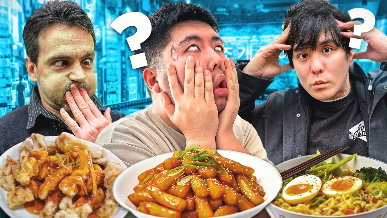 WE ARE JUDGETING THE MOST UNUSUAL KOREAN FASTFOODS!!
