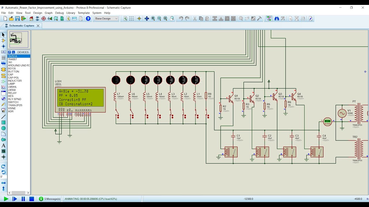 Automatic Power Factor Improvement using Arduino
