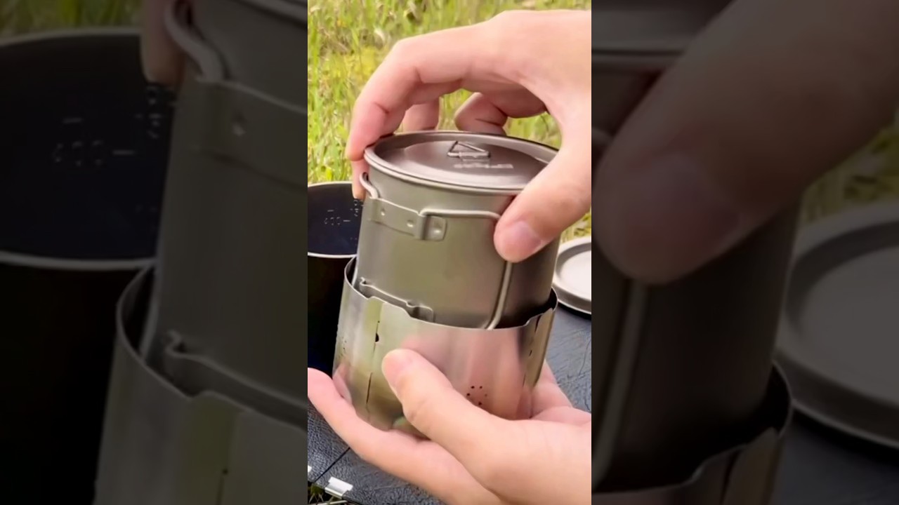 Outdoor Coffee Gear Stacking #shorts
