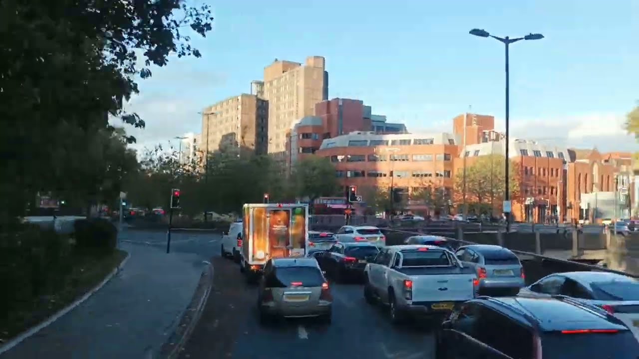 🇬🇧 TIMELAPSE | First West of England bus Portway Park & Ride: City Centre ➔ Portway Park & Ride
