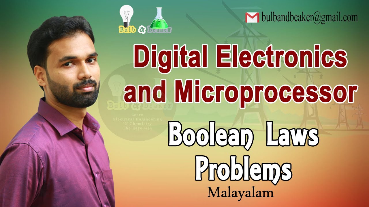 Boolean Laws | Problems | Digital Electronics and Microprocessor | Malayalam