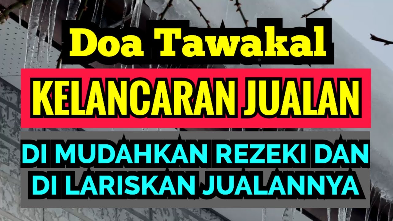 Doa tawakal pedagang | memohon kemudahan rezeki & kelancaran jualan