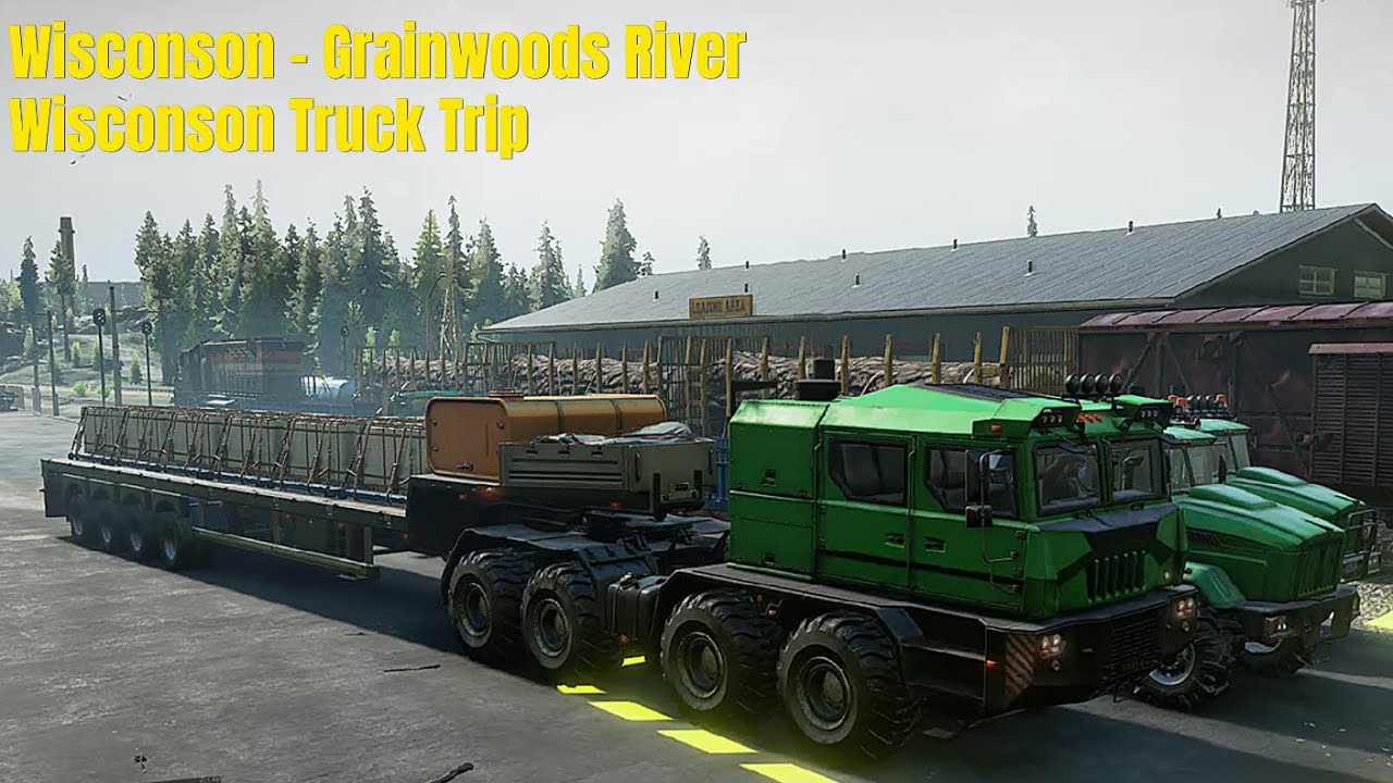 Wisconsin, Grainwoods River - Wisconsin Truck Trip (Cellulose x16) - SnowRunner Play Through Part518