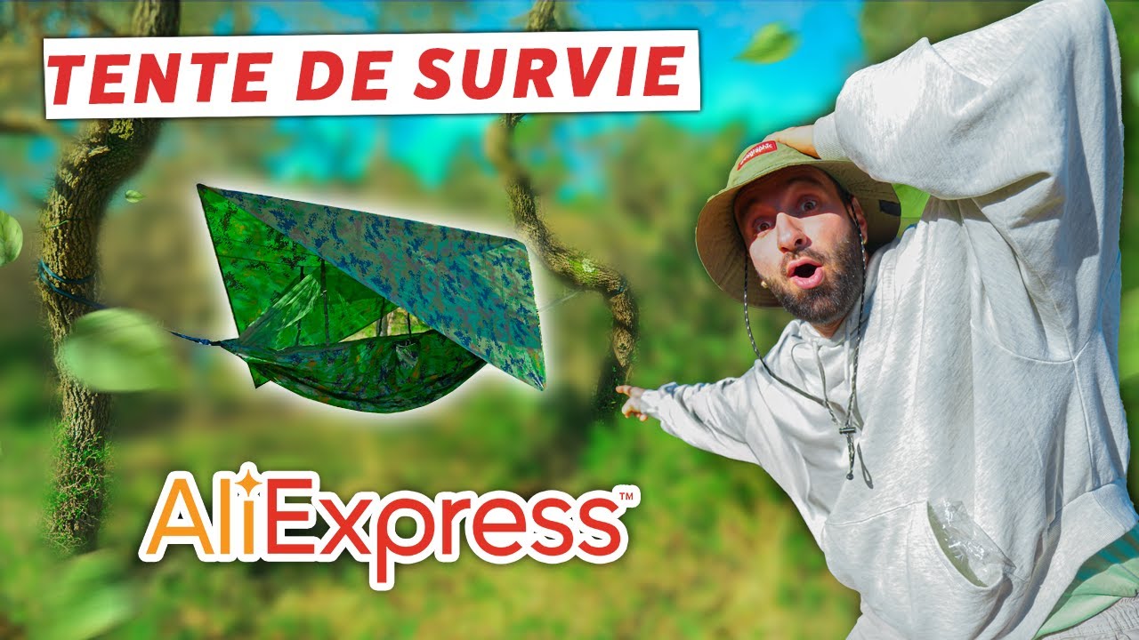 JE TEST UNE TENTE DE SURVIE ALIEXPRESS !