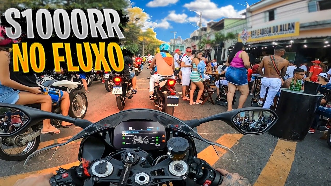 PARAMOS O FLUXO DE S1000RR SÓ O CANO COM ELA NA GARUPA