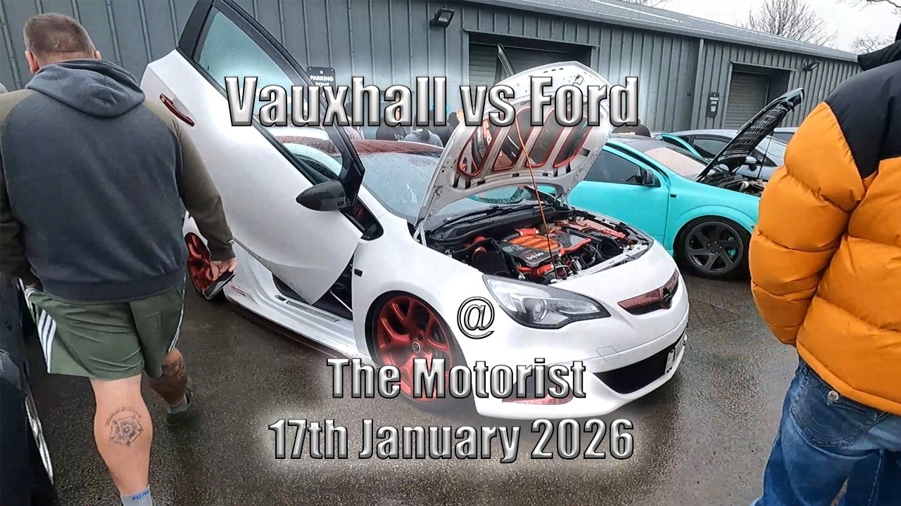 Vauxhall vs Ford - car meet at The Motorist 17th January 2026