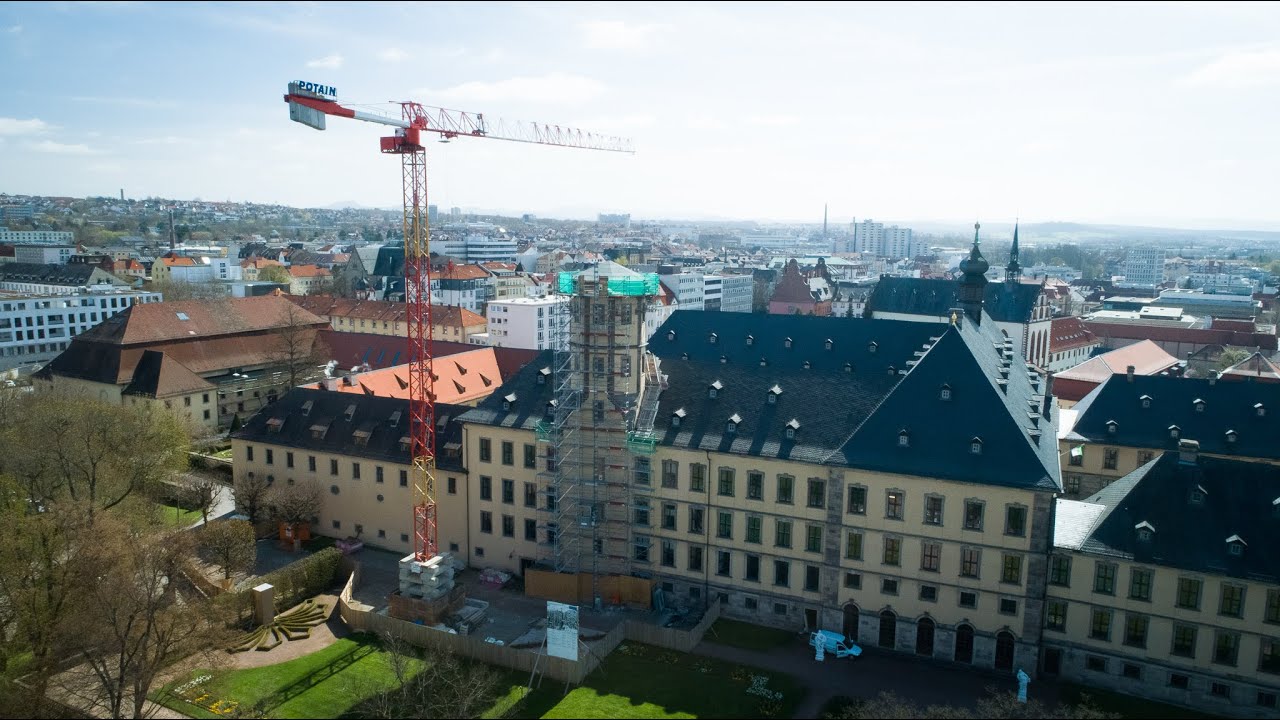 FULDA: Platz f&uuml;r den Aufzug: Der Schlossturm ist komplett entkernt