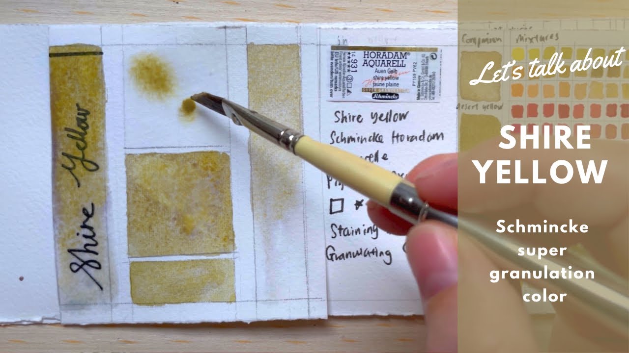 Let's talk about Schmincke Shire Yellow