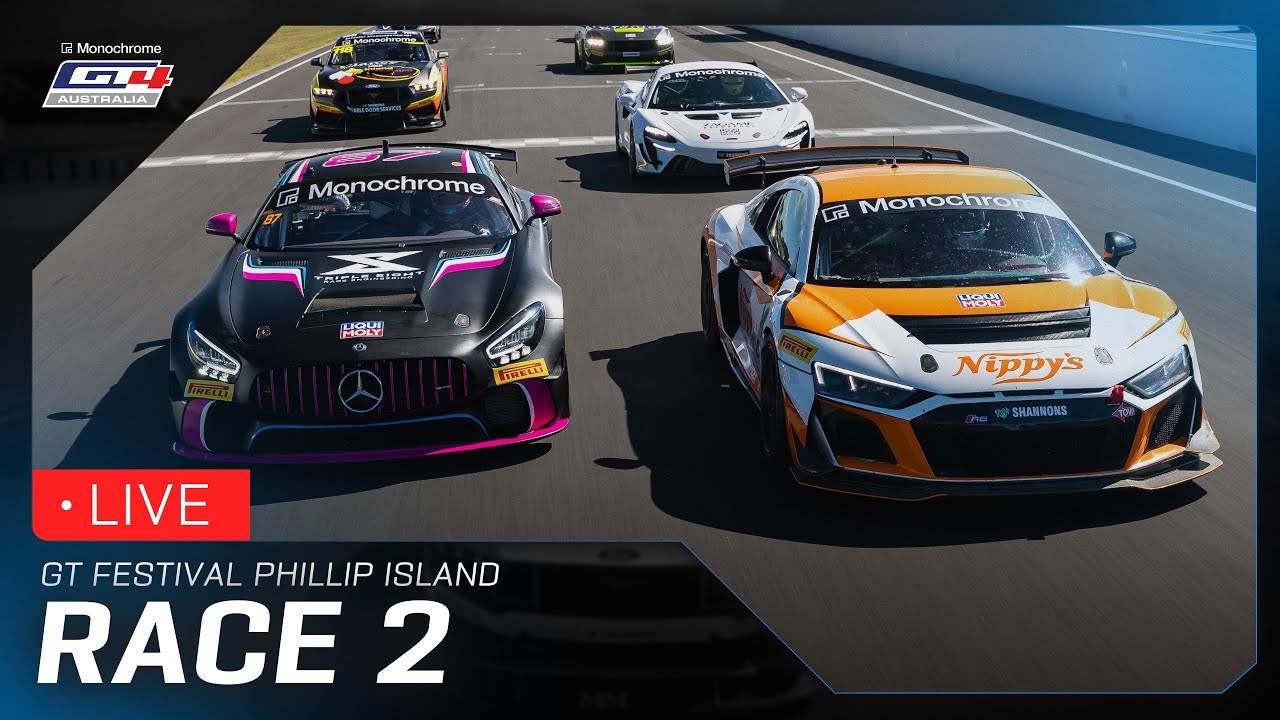 LIVE | Race 2 | Phillip Island GP Circuit | Monochrome GT4 Australia Series