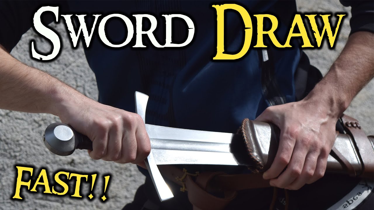 Sword Drawing Techniques - Medieval Knightly Sword