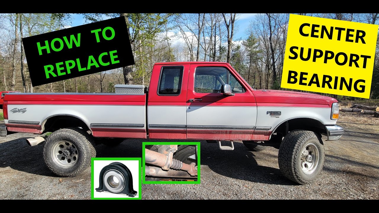 How to Replace Driveshaft CARRIER BEARING (a.k.a) CENTER SUPPORT BEARING