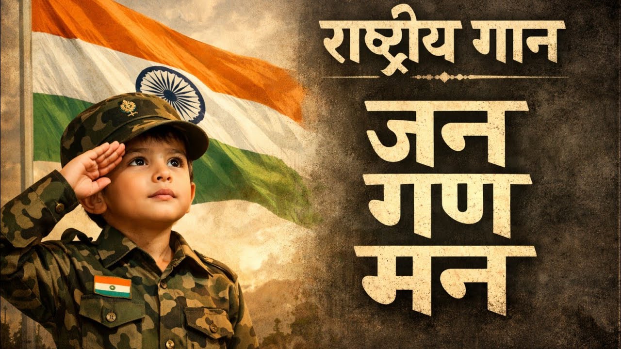 जन गण मन - National Anthem of India | Republic Day 26 January Deshbhakti Song | Rastriya gaan 