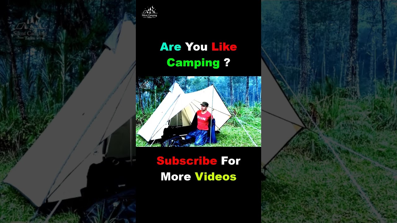 Camping Alone in Rain #campinginrainstorm #campinginheavyrain #campinginthewoods