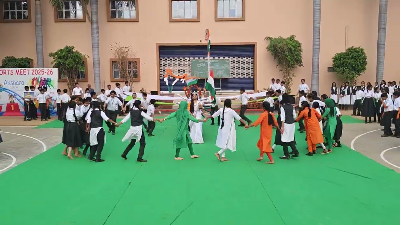 Republic Day 2026 Group Dance Performance at Akshara School Korutla 