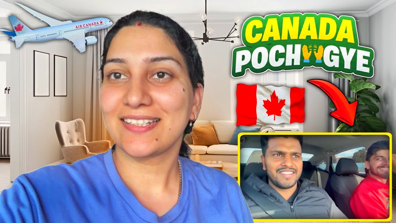 Poch Gaye Canada 🇨🇦| Rahul se mile ❤️| Hazu ne kia papa ko miss🥹